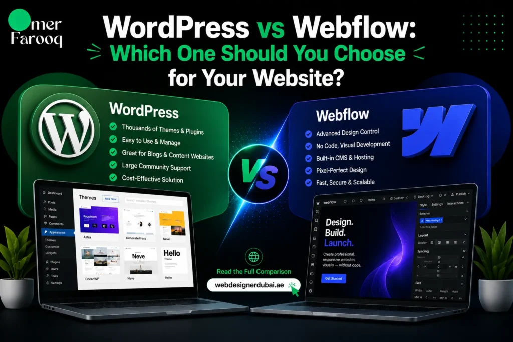 Wordpress Vs Webflow Which is Best