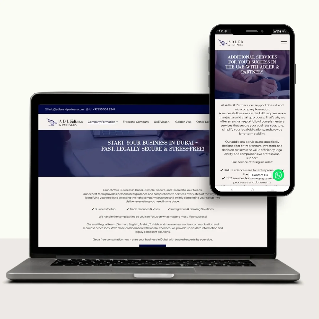 Adler & Partners website