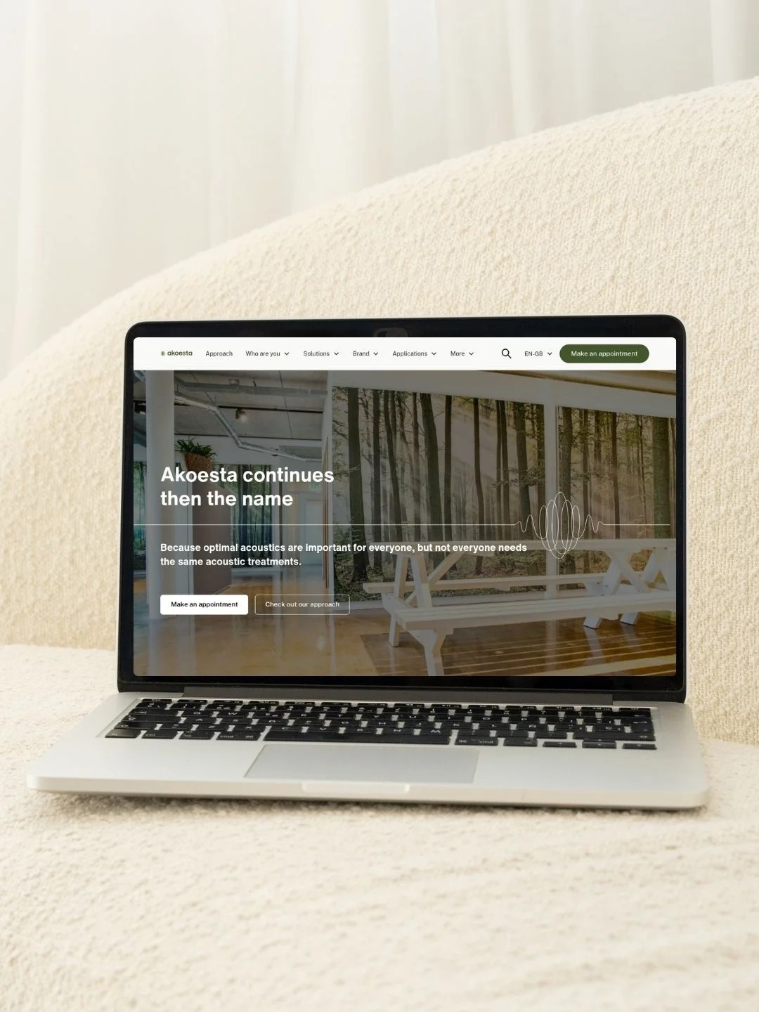 Akoesta website