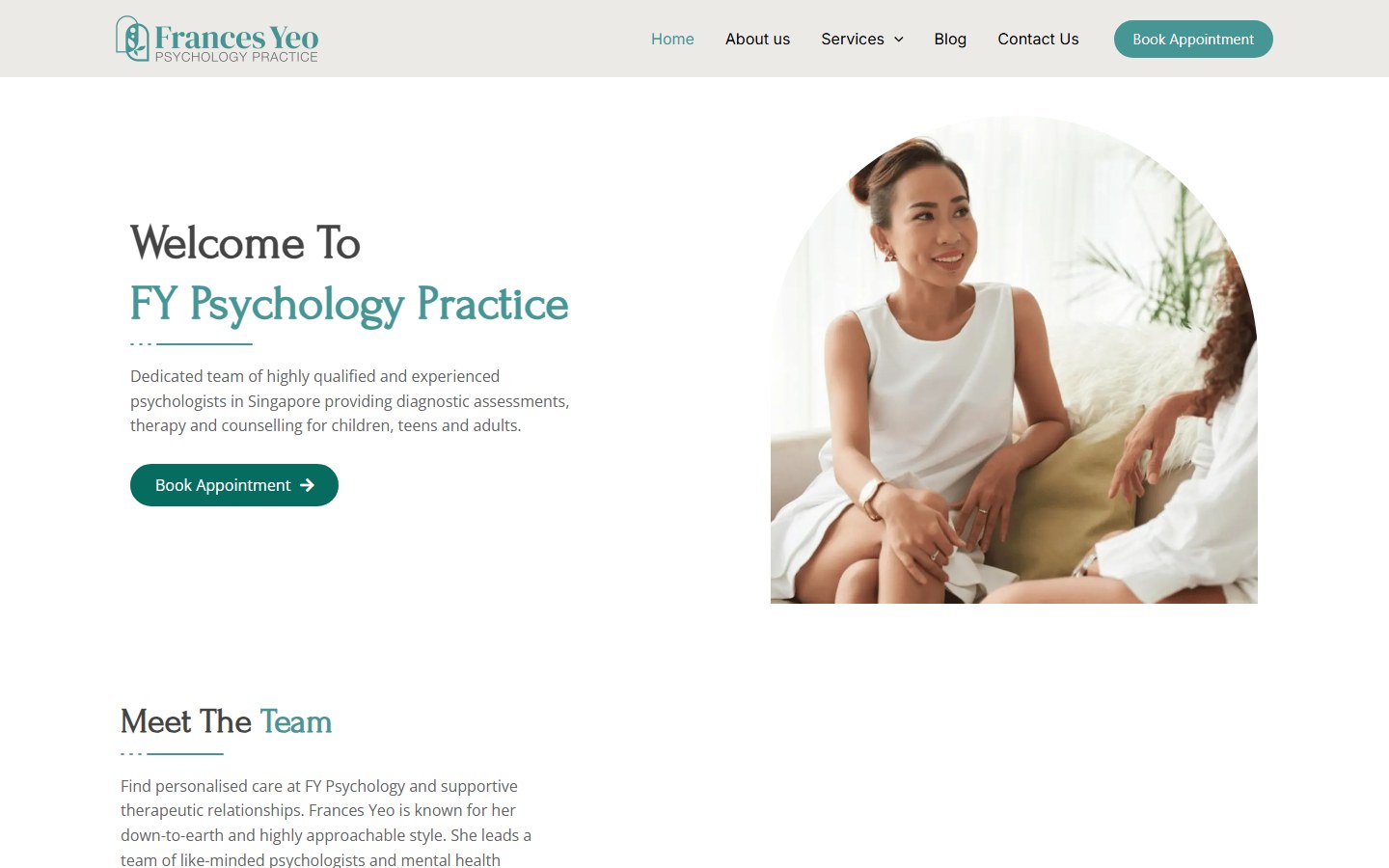 Frances Yeo Practice website