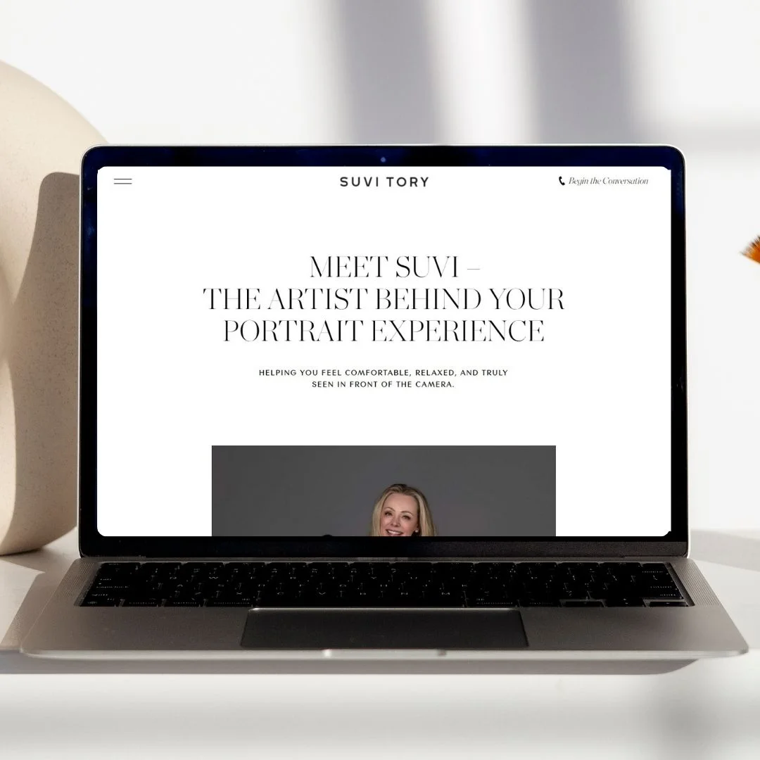 Suvi Tory Photography website design
