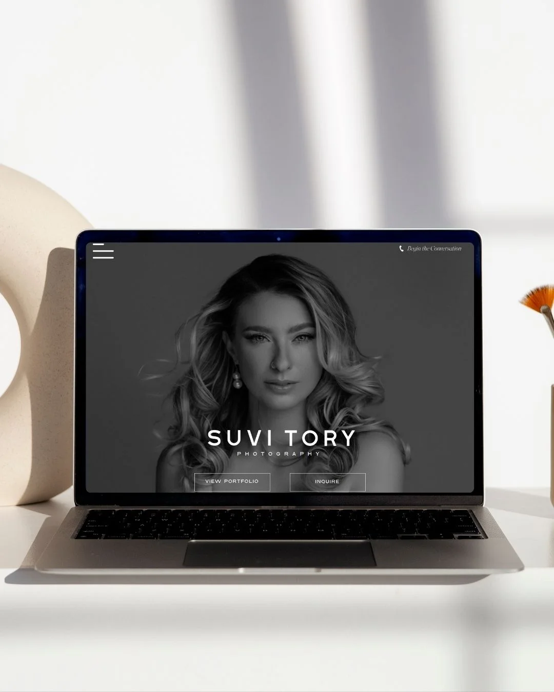 Suvi Tory Photography website design