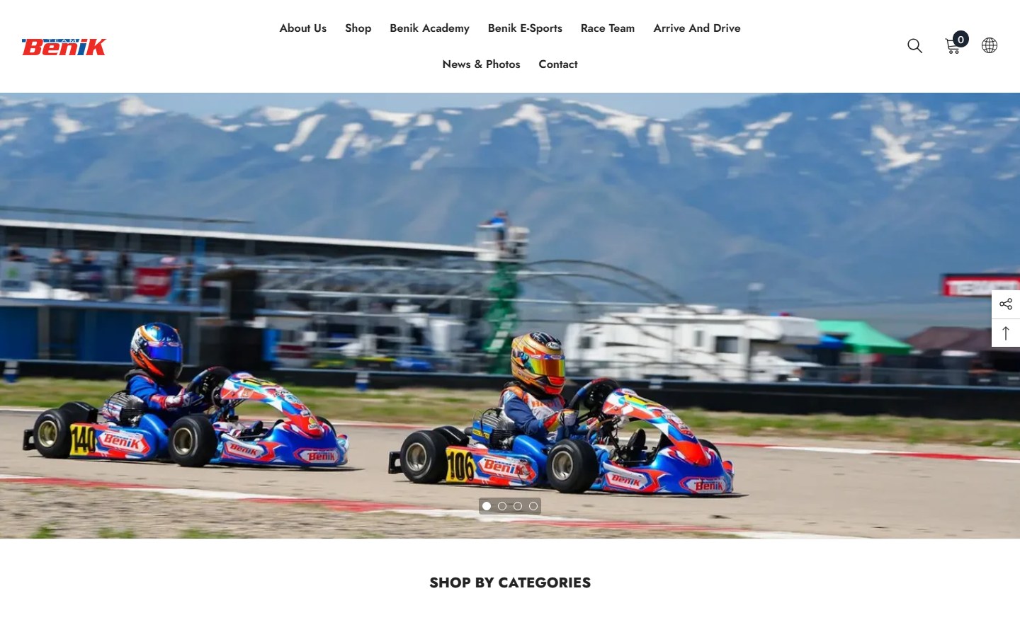 Team Benik website
