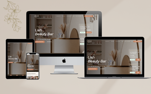 Lish Beauty Bar website