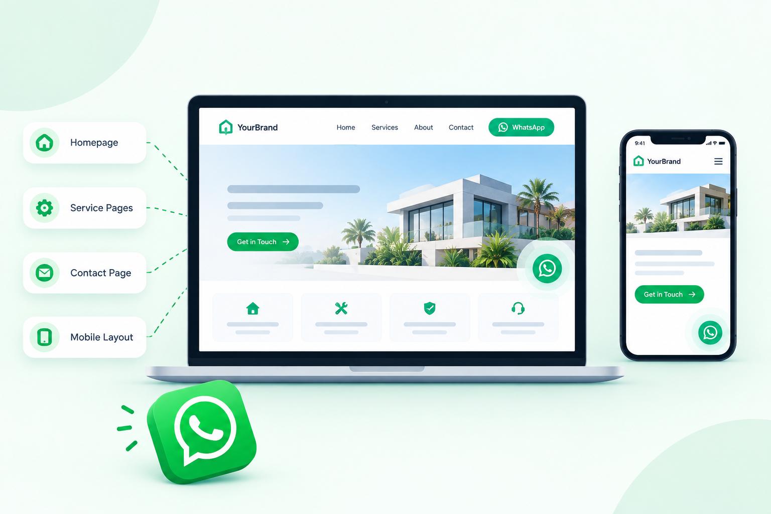 How to Integrate WhatsApp in a Website: A Step-by-Step Guide 3 WhatsApp Button Placement on Website