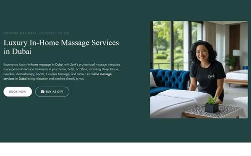Zynk website design